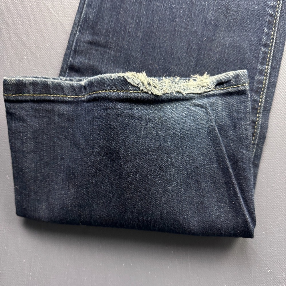 Michael Kors Jeans Women's 4 Bootcut Blue Faded Denim Dark Wash Classic - Picture 8 of 16